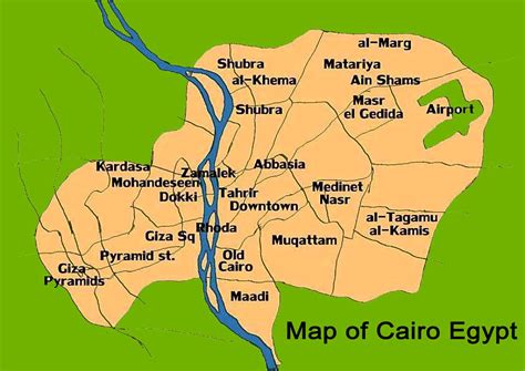 where is cairo located|in the cities of central cairo.
